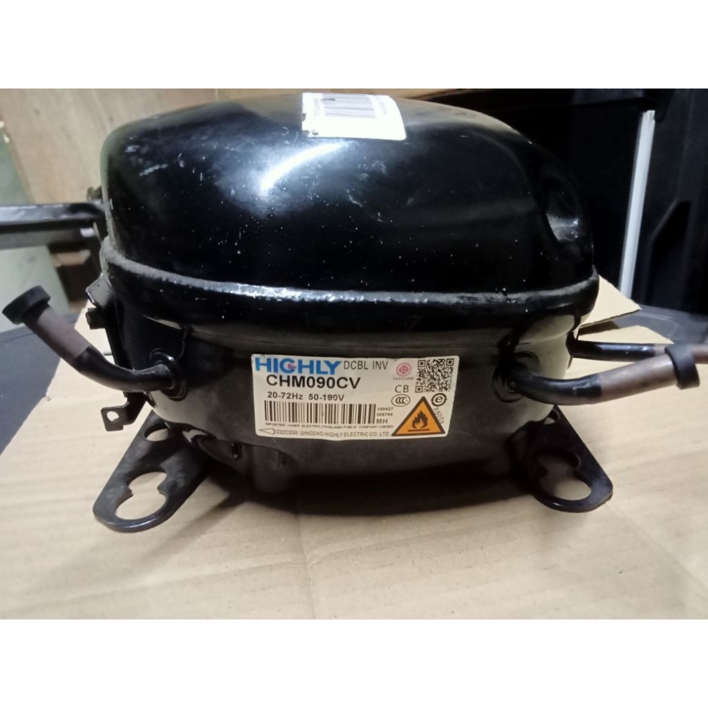 kompresor Kulkas 2 pintu Aqua Inverter CHM090LV 1/6 original