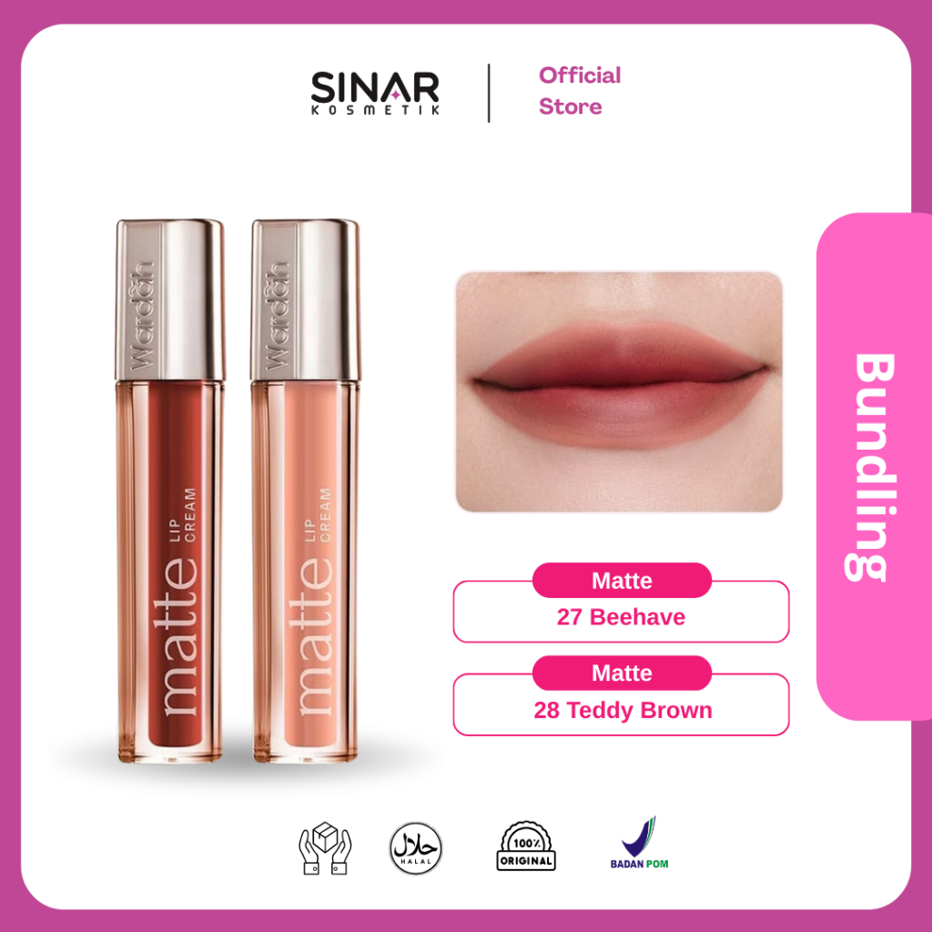 Wardah [Bundle] Paket Ombre Matte Lip Cream