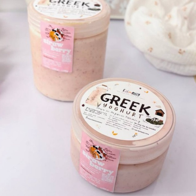 Greek Yoghurt  Vanilla | Greek Yoghurt Strawberry | Grassfed Cow Yoghurt | Yoghurt Grassfed Milk | H