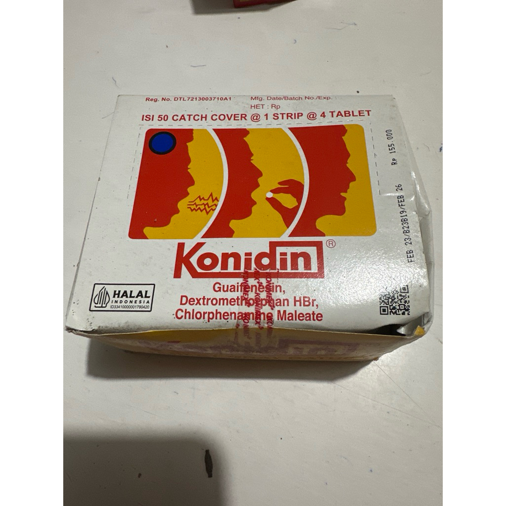 konidin tablet obat batuk isi 50