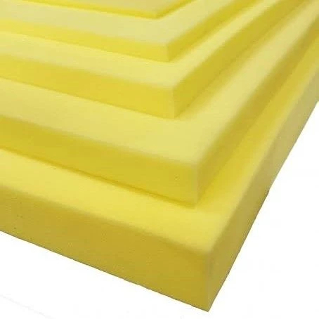 Busa Lembaran 100x100x8cm Royal Foam D.20 (Density 20) Kuning Yellow