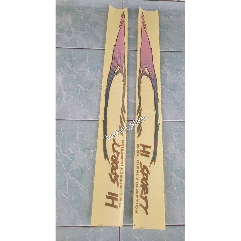 stiker stiker isuzu panther minibes Hi sporty/sticker  isuzu panther Hi sporty/stiker panther hi spo