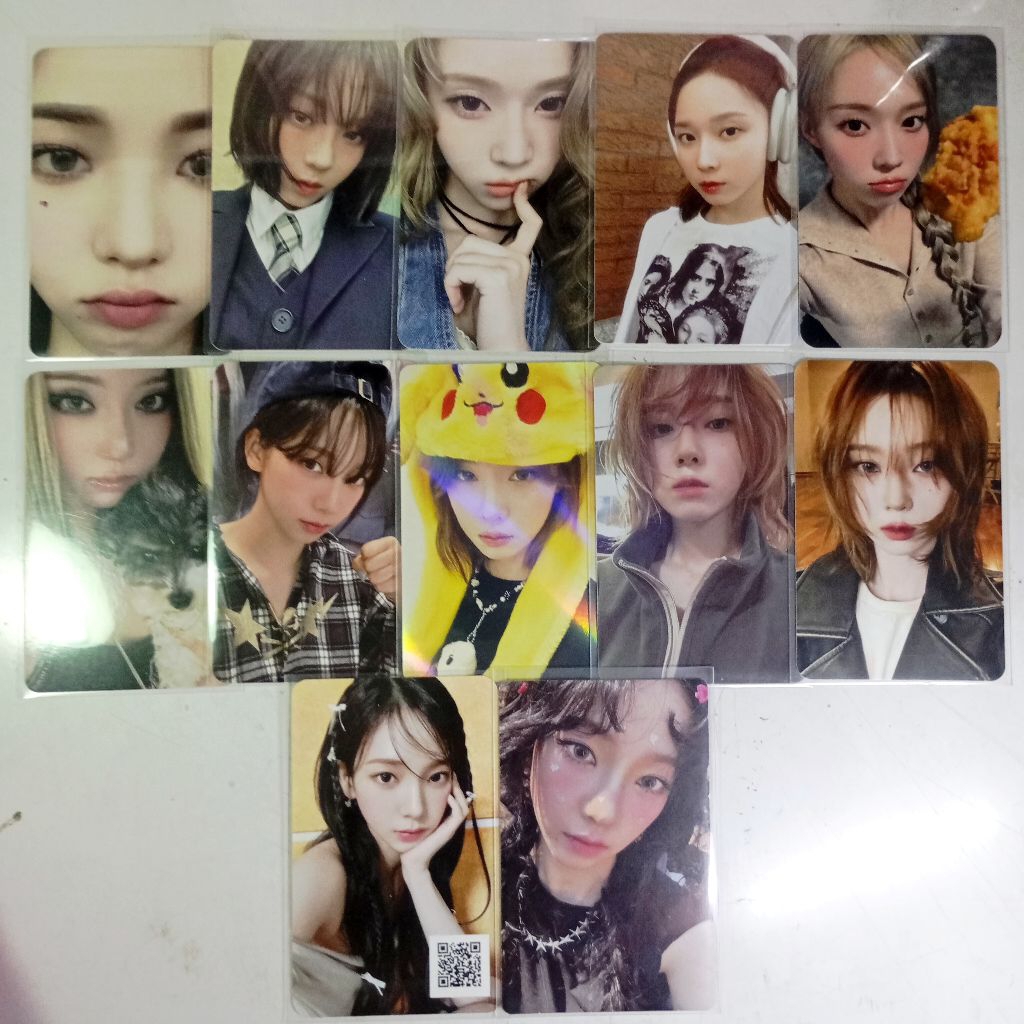 [OFFICIAL] PHOTOCARD AESPA KARINA WINTER SATE CAPYBARA RICHMAN JAMET GANTENG DRAMA WHIPLASH PIKACHUU
