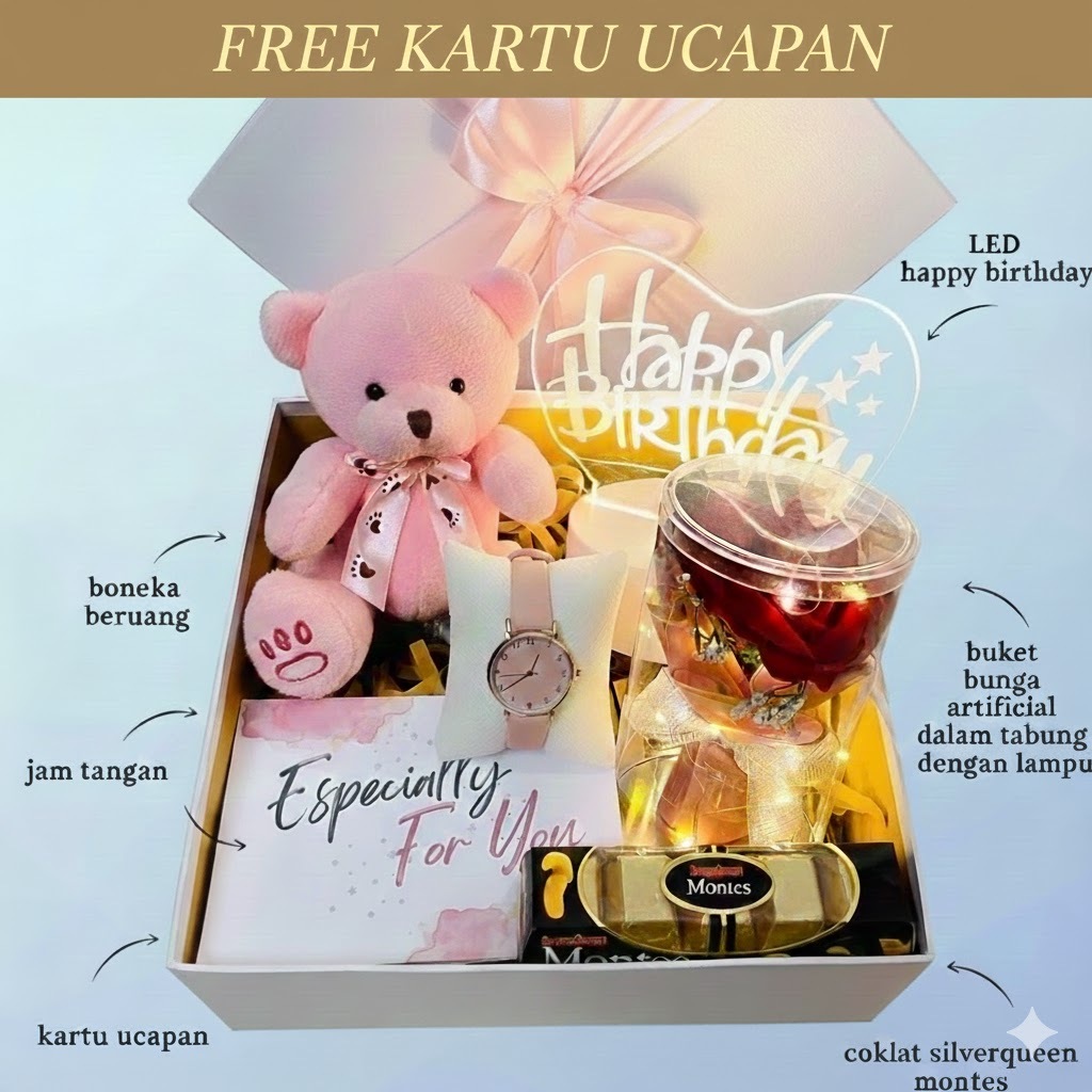 Kado ulang tahun cewek hampers cewek kado ultah hadiah buat cewek pacar kado anniversary
