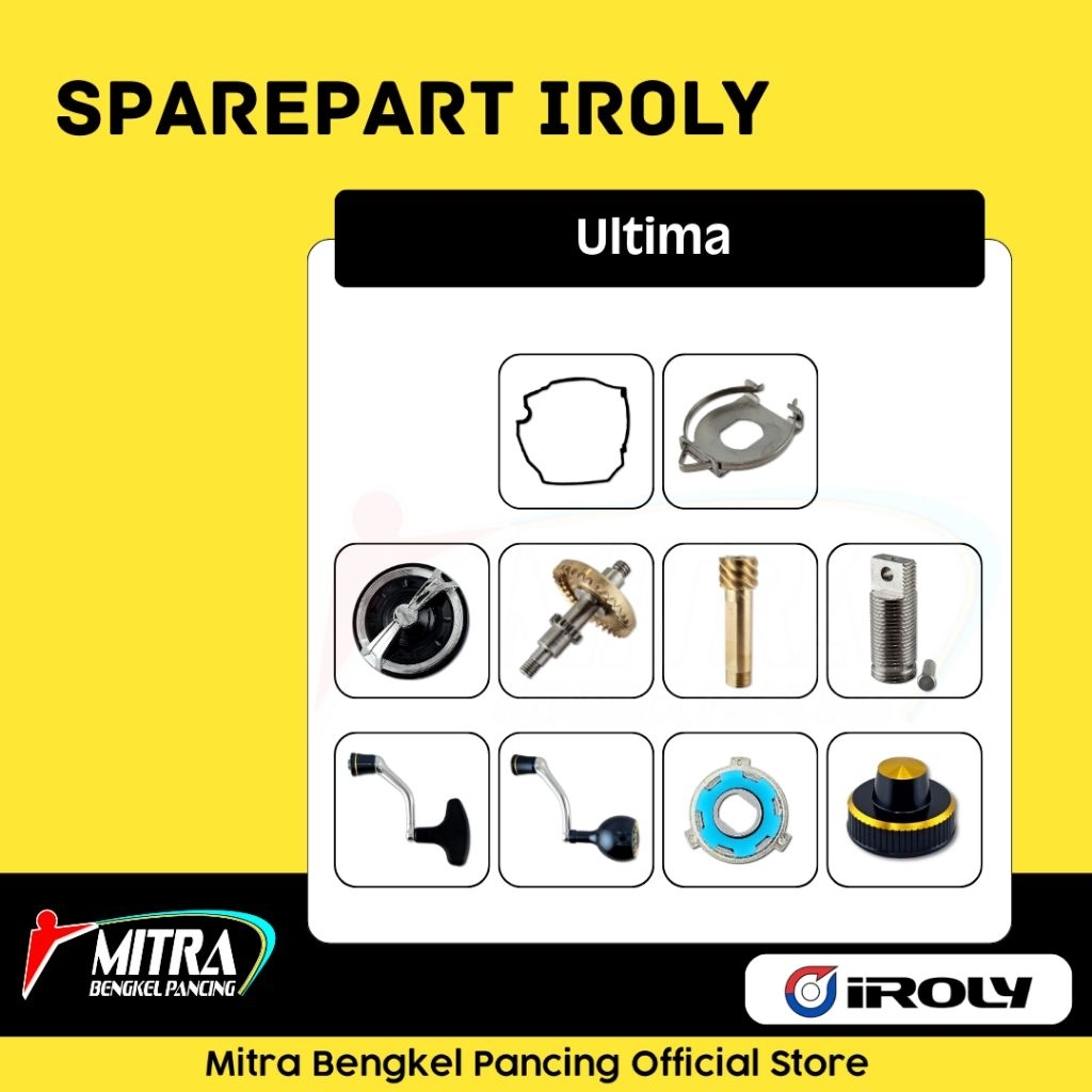 Sparepart Iroly Ultima 2000 - 6000 Sparepart Reel Pancing