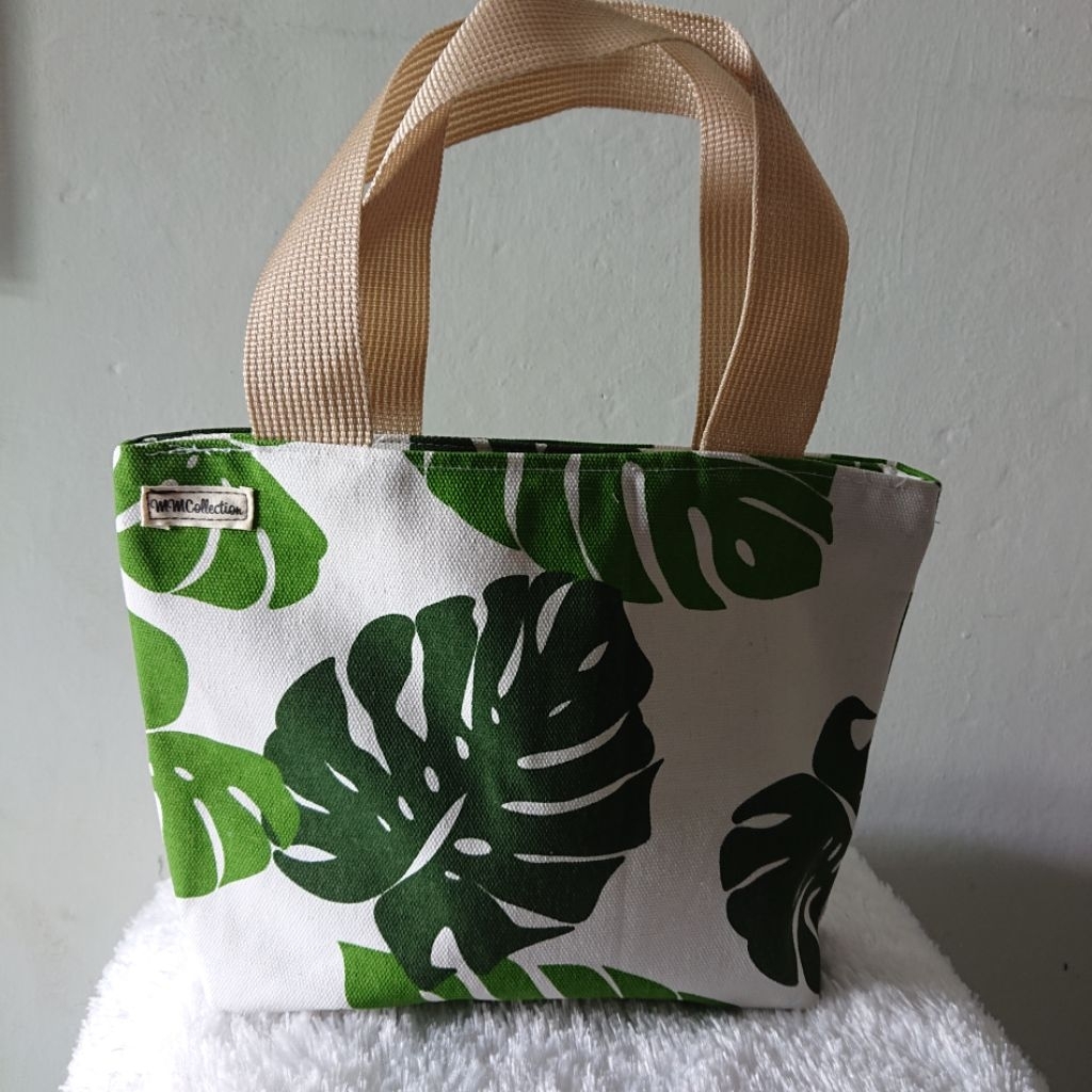 Tas jinjing kanvas ukuran 30x25lebar 8cm