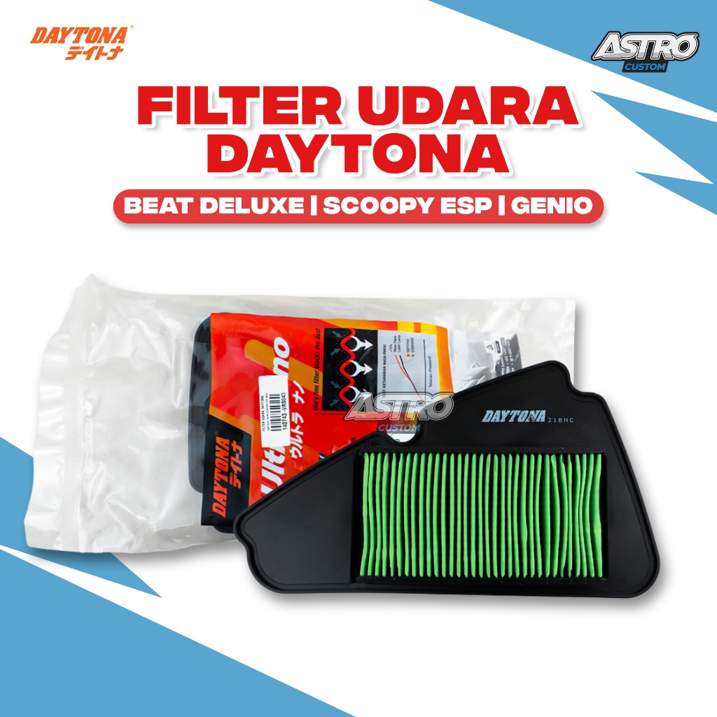 Filter Udara Daytona Beat Deluxe NEW Scoopy Fi ESP NEW Prestige Stylisht GENIO Universal CVT Racing