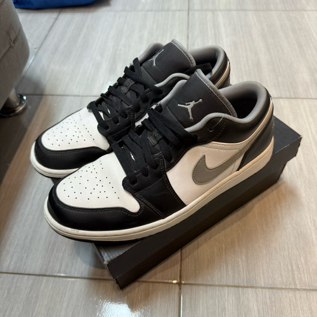 Air Jordan 1 low Black medium grey