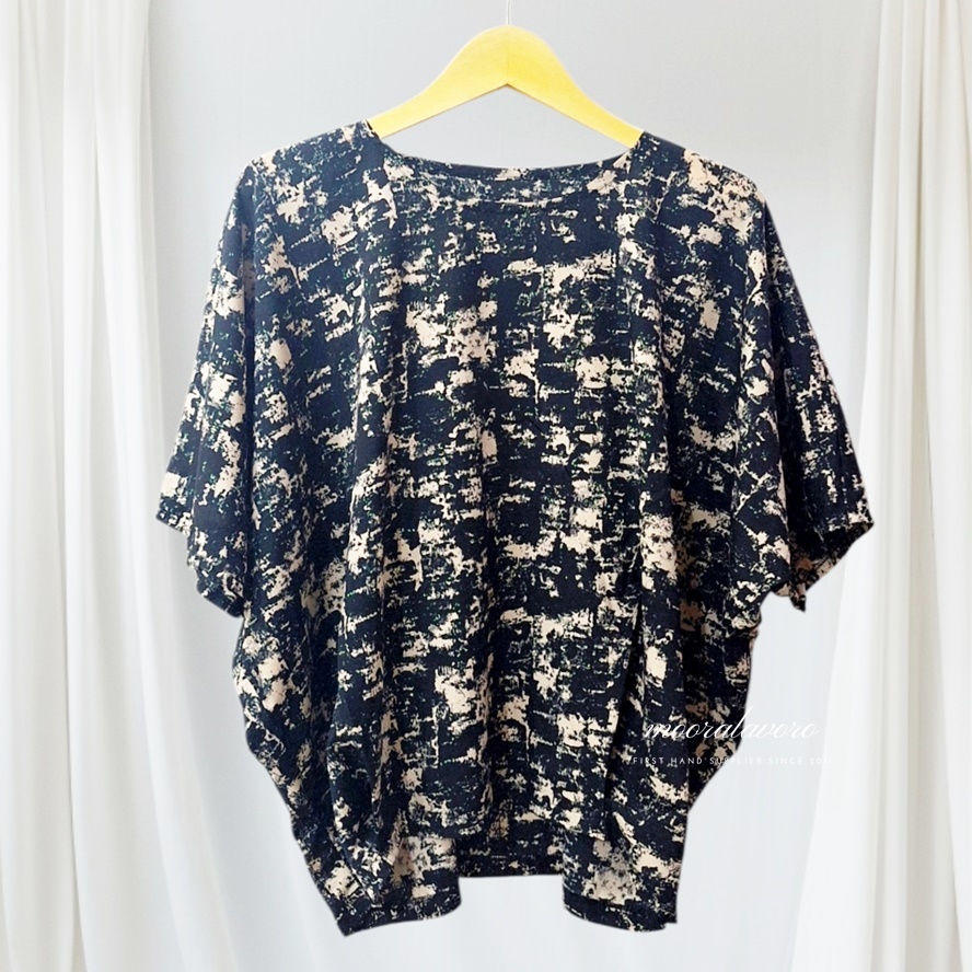 EZRA BATWING OVERSIZED LOOSE BLOUSE KOREAN STYLE READY STOCK BANGKOK SIAP KIRIM PREMIUM QUALITY