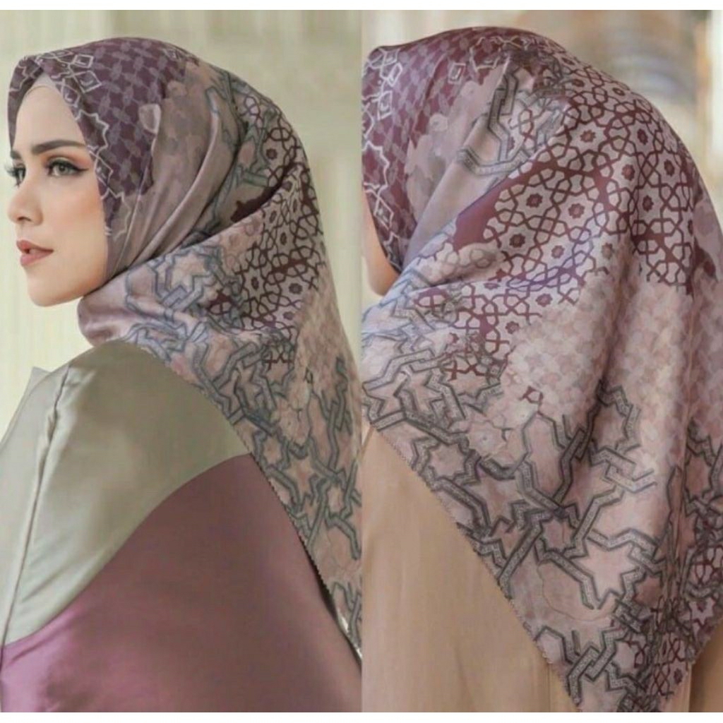 READY NEW  HARAMAIN BERRY BUTTONSCARVES