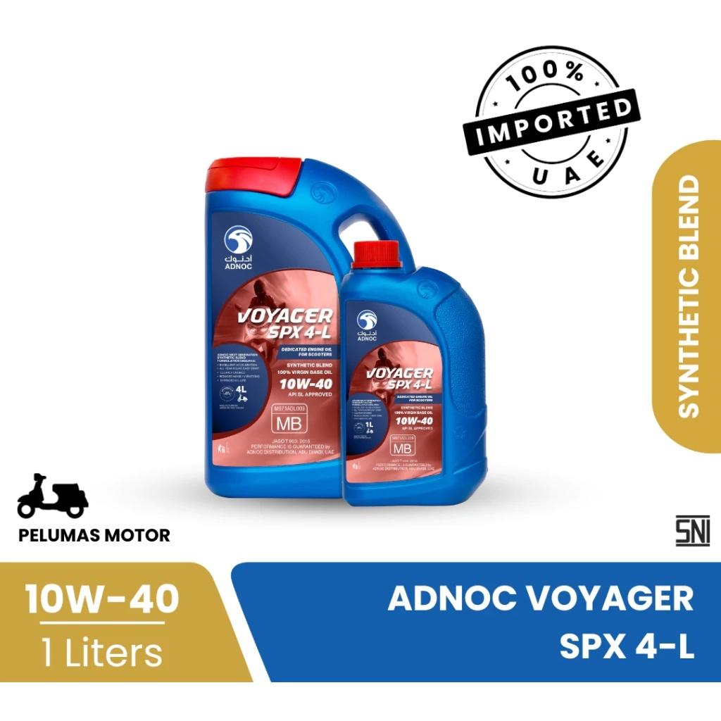 Oli Motor Matic Adnoc Voyager SPX 10W-40 Matic Oil 1Liter