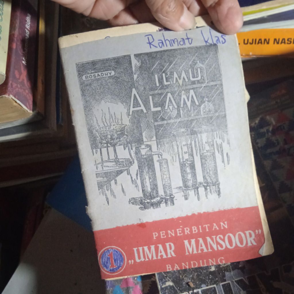 buku Ilmu Alam, buku original Edjaan lama tahun 1960