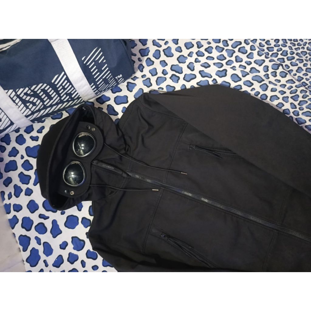CP Company Soft Shell Goggle Jacket Black (48)