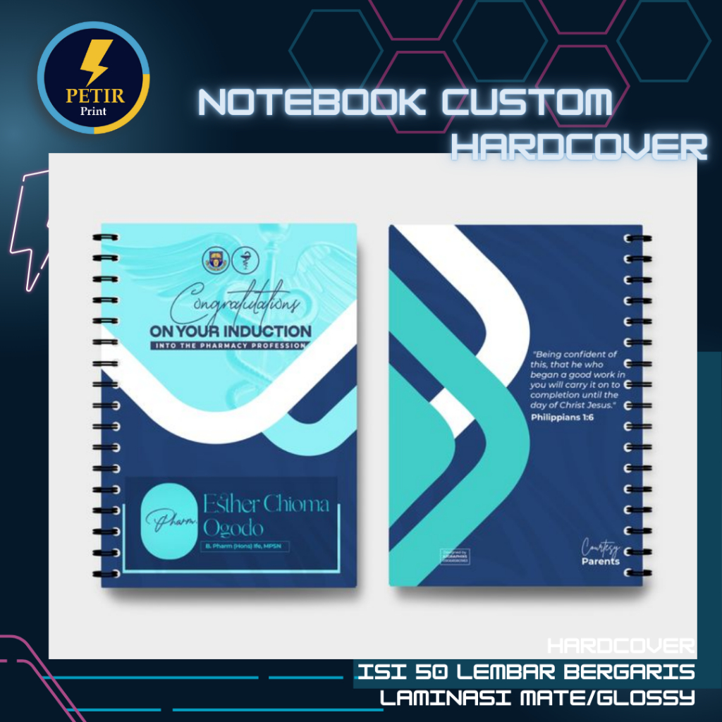 Notebook Hardcover Custom | Cetak Nama/Logo | jurnal custom hardcover | buku agenda custom | noteboo