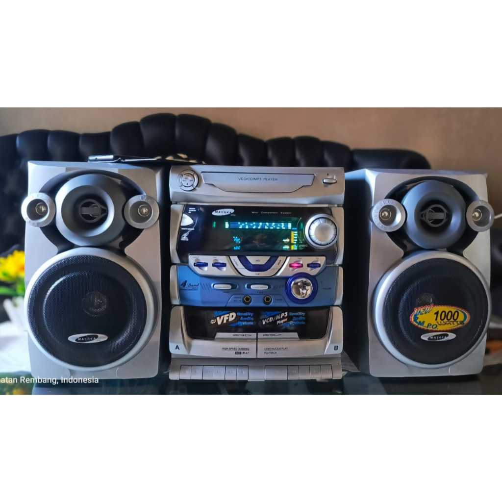 Subwoofer mini compo radio tape jumbo minus pabrik