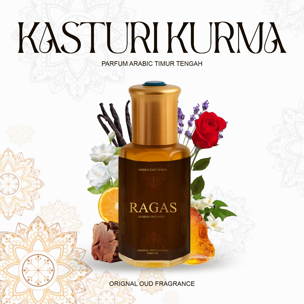PARFUM KASTURI KURMA ARABIC - Parfume Sholat - Minyak wangi arab murni tanpa campuran AIkohoI