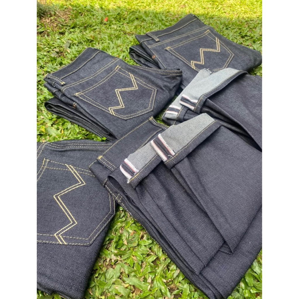 DENIM SELVEDGE RED & WHITE (LINE) polos&art