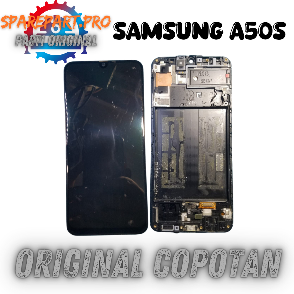 LCD + FRAME SAMSUNG A50S ORI COPOTAN