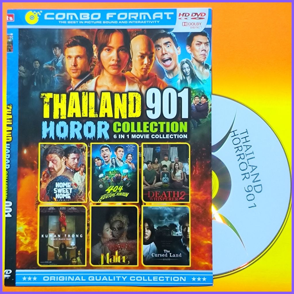 Kaset Film Thailand Horor Koleksi Campuran Vol.901 Pilihan Terbaru 6in1 HD Teks Indonesia