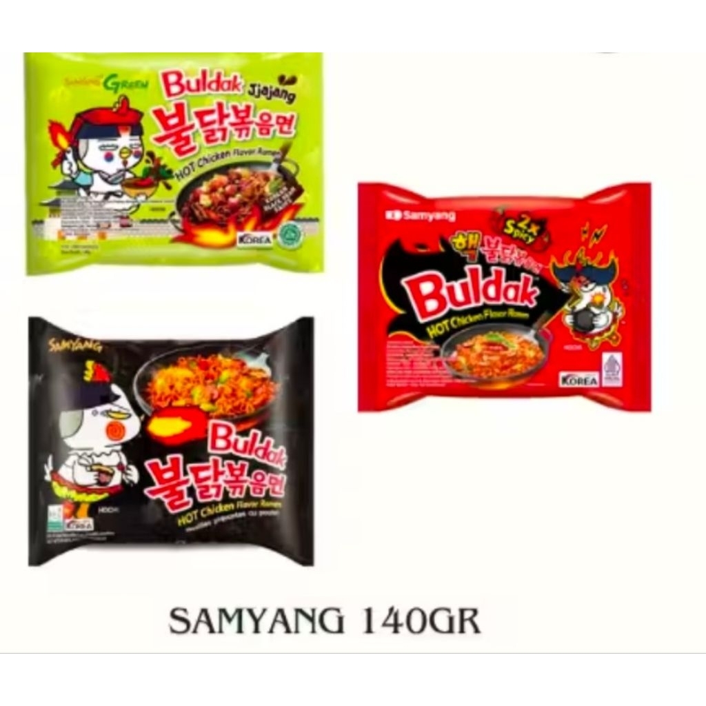 MIE Samyang Korea Halal Pedas 140g