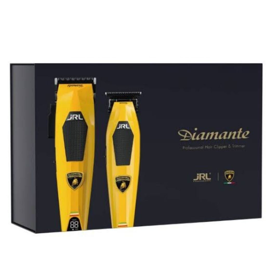 Jrl Lambo Diamante 8500rpm original Jrl lambo combo clipper+trimmer alat potong rambut Garansi resmi