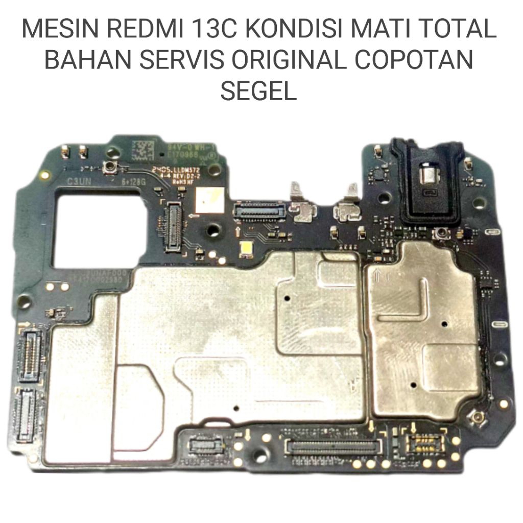 MESIN REDMI 13C RAM 6/128 KONDISI MATI TOTAL SEGEL ORIGINAL COPOTAN