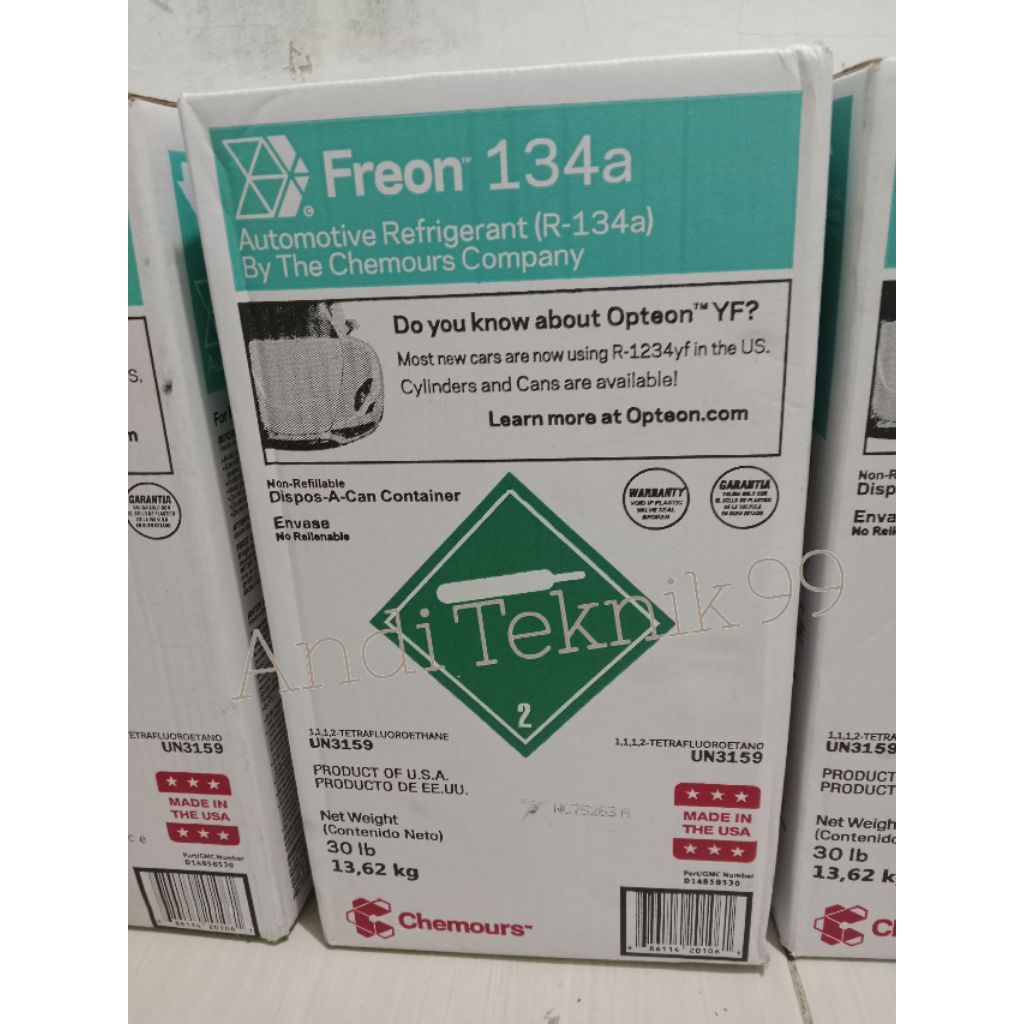 Freon R134a usa chemours