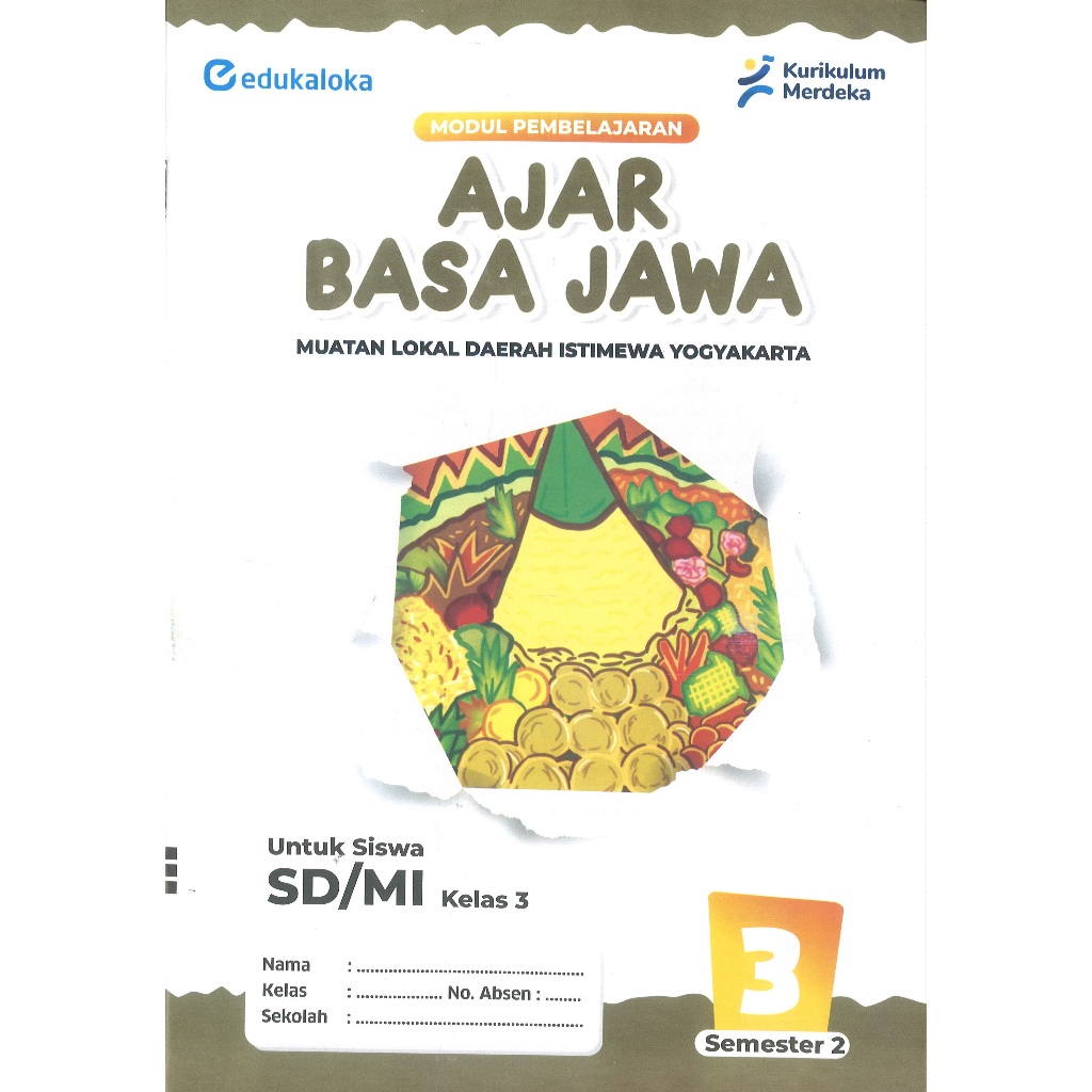 LKS Ajar Basa Jawa Kelas 3 SD/MI Semester 2 Kurikulum Merdeka Tahun Ajaran 2025/2026