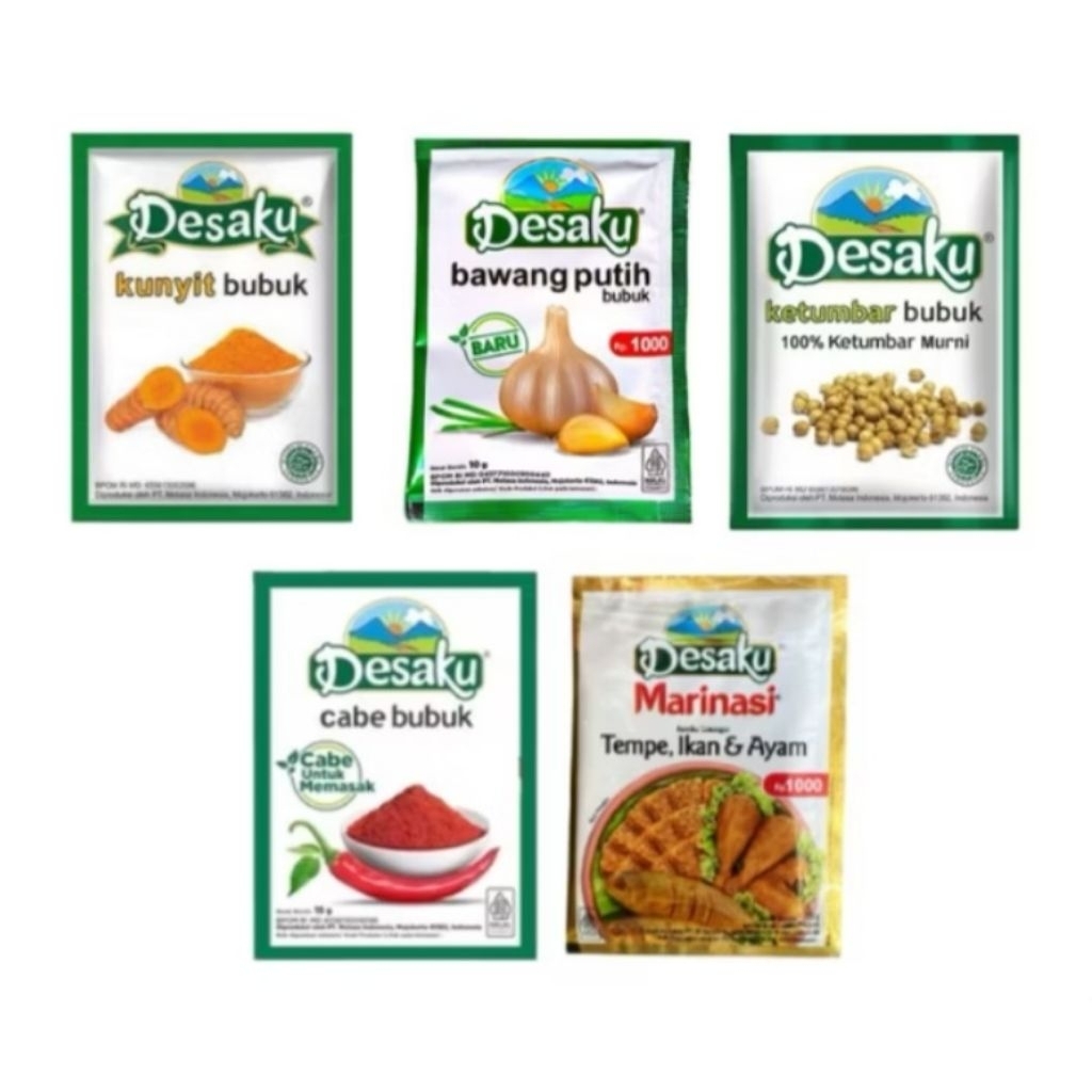 Bumbu Desaku Bubuk,Banyak Varian rasa,Bumbu masakan