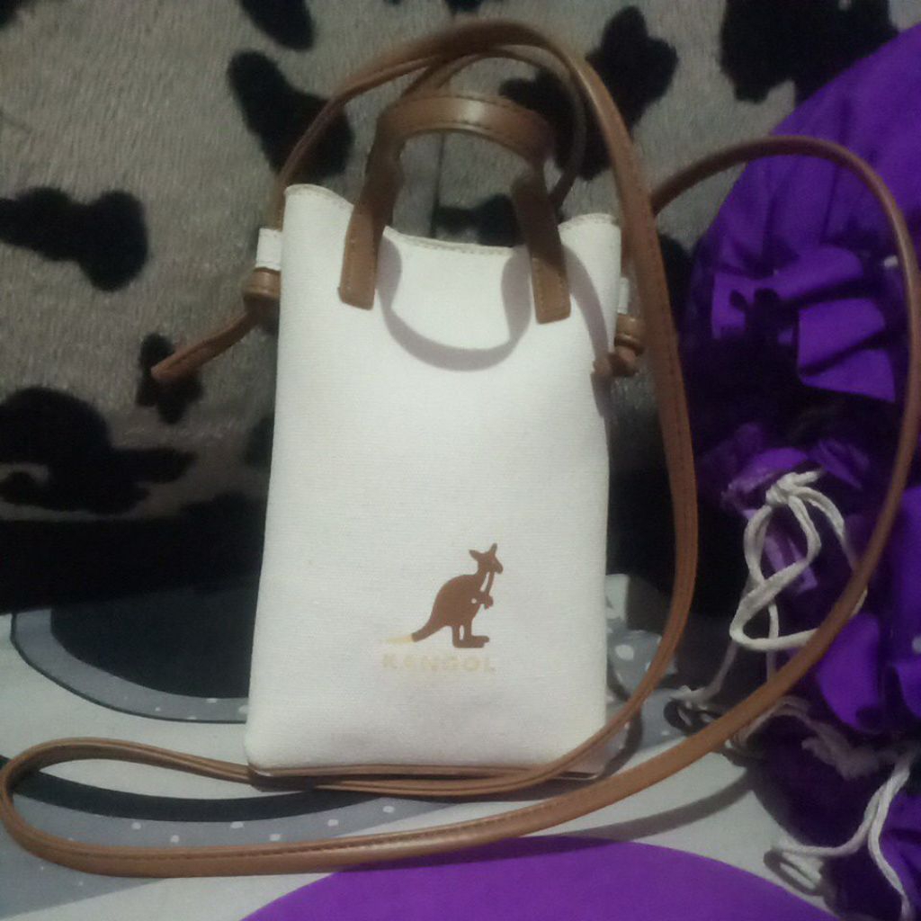 kangol tas handphone second original limited editionn