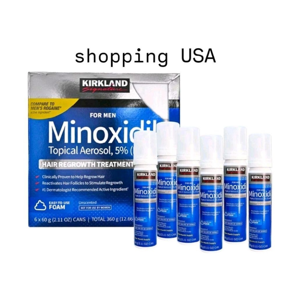 kirkland foam minoxidil  60 gr ORI USA