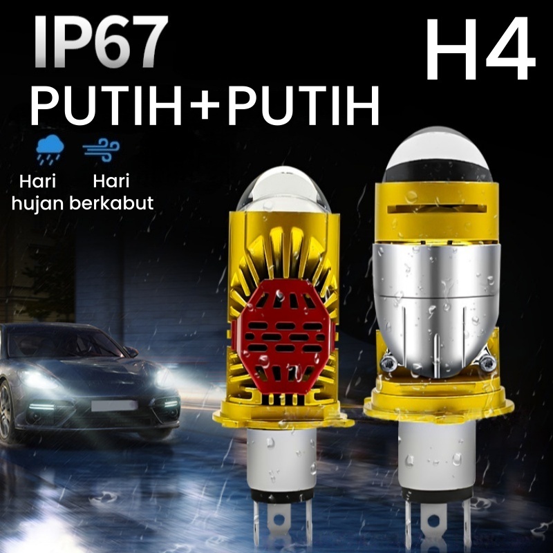 Lampu Projector LED Avanza H4 PROJECTOR BILED Cahaya Terang Dengan Kipas Pendingin Tinggi