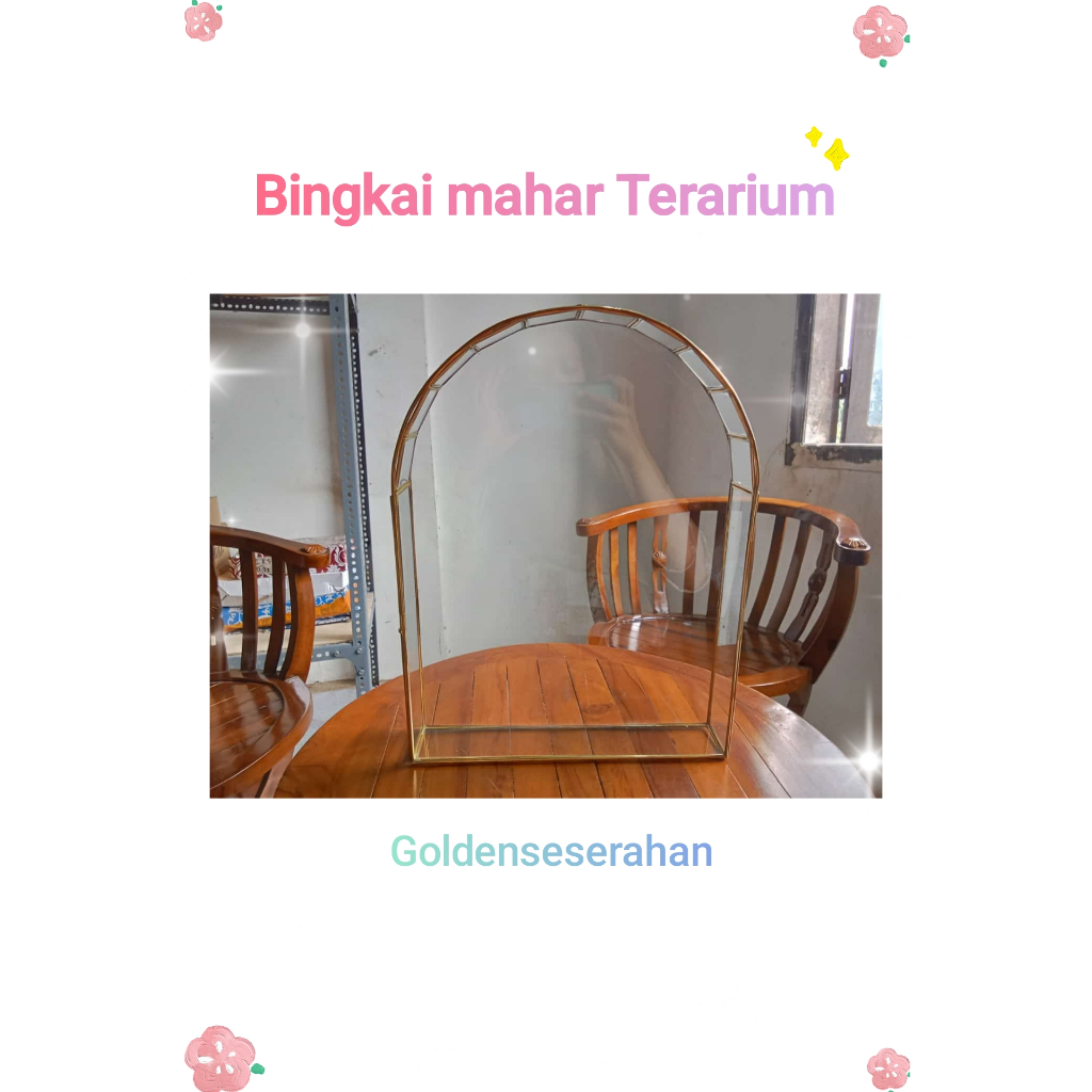 Box Mahar Terarium Seserahan Kaca Termurah