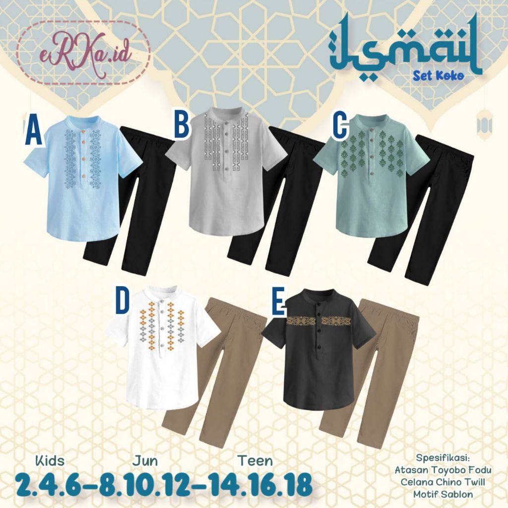 PO ‼️ Pre Order l ISMAIL SET KOKO by ERKA.ID