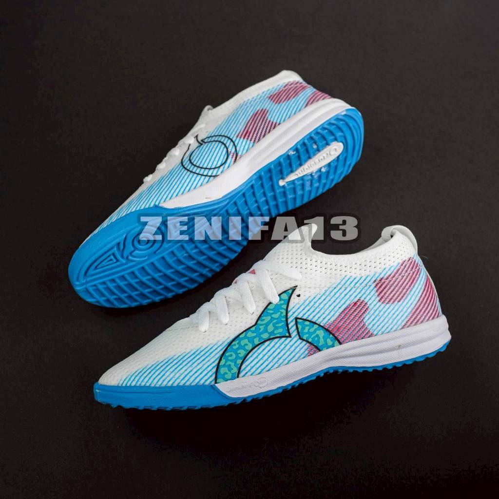 Ortuseight Sepatu Futsal Catalyst Liberte V3 IN - White/Cyan