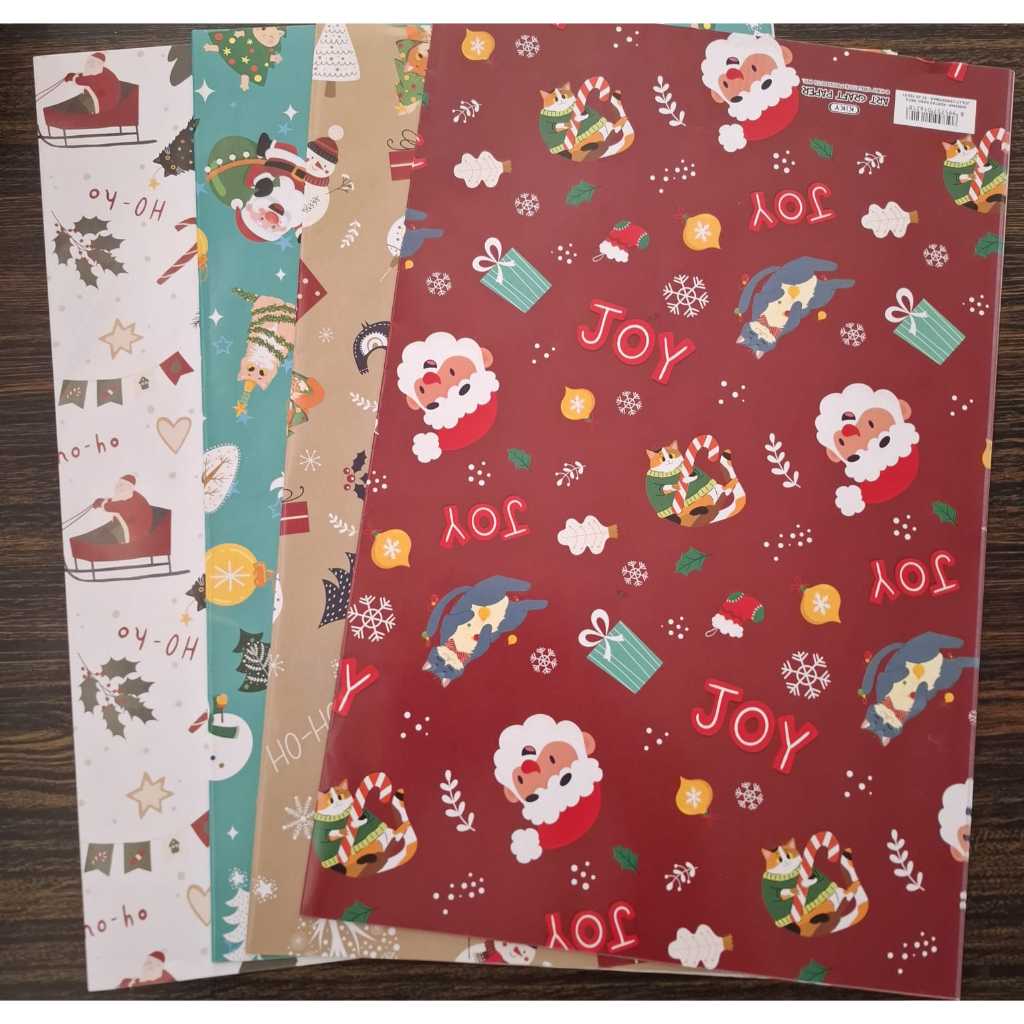 KERTAS KADO NATAL KERTAS KADO SERI NATAL KERTAS KADO MOTIF NATAL