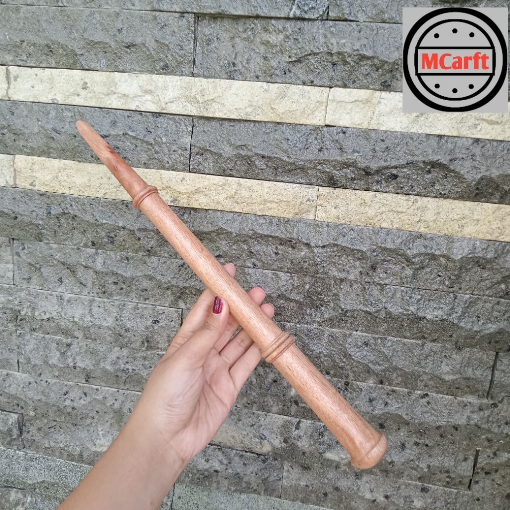 Tongkat komando kayu Bidara 35cm C380