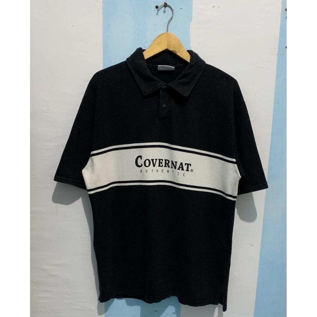 (BACA DESKRIPSI) Polo Shirt Covernat Black