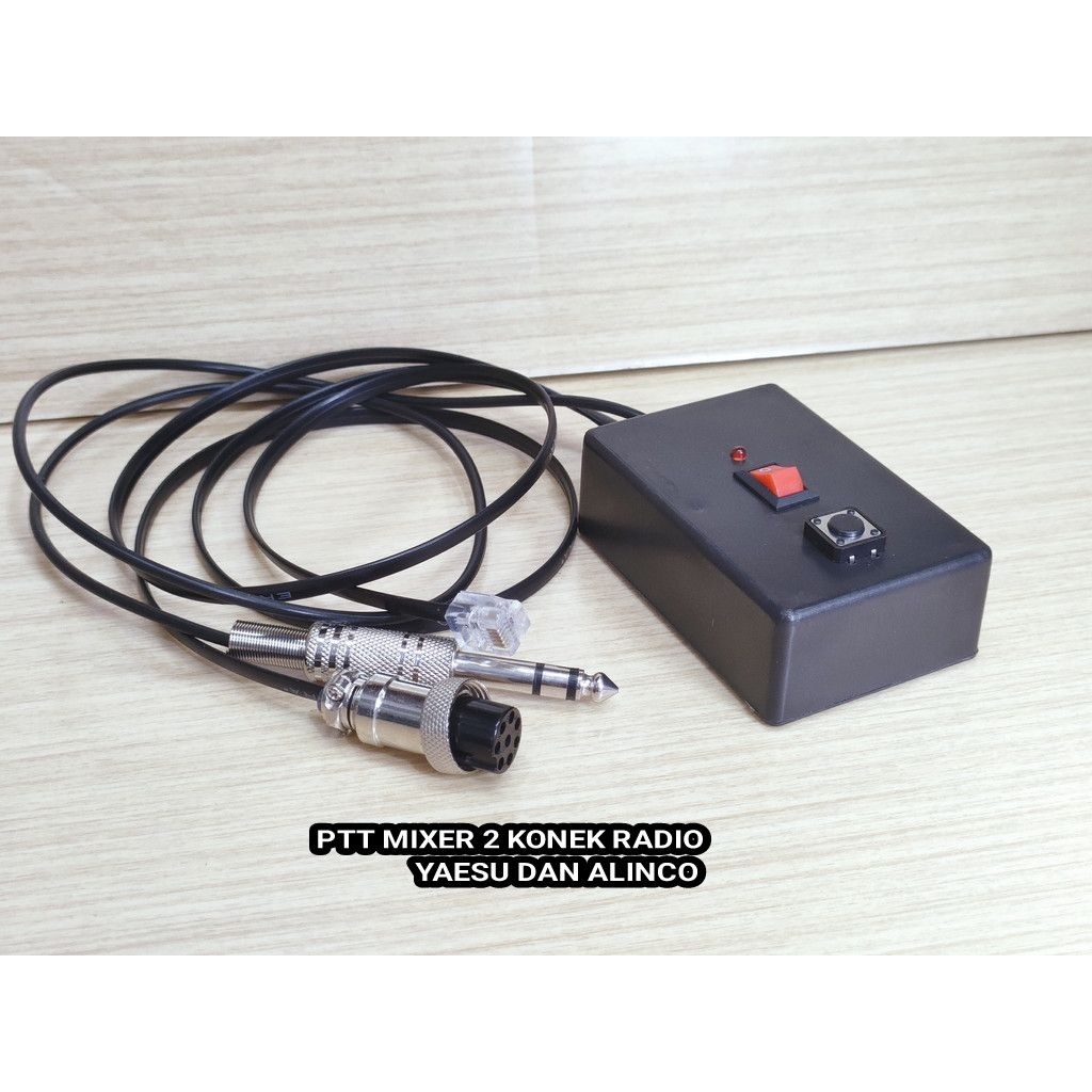 PTT BOX MIXER DUA KONEK RADIO