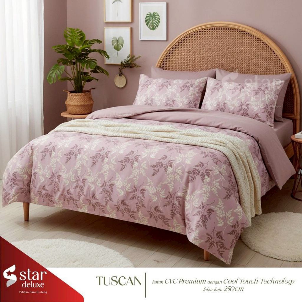 BEDCOVER SET - BEDCOVER KATUN STAR - BEDCOVER HOMEMADE - ISTANA SPREI DEPOK