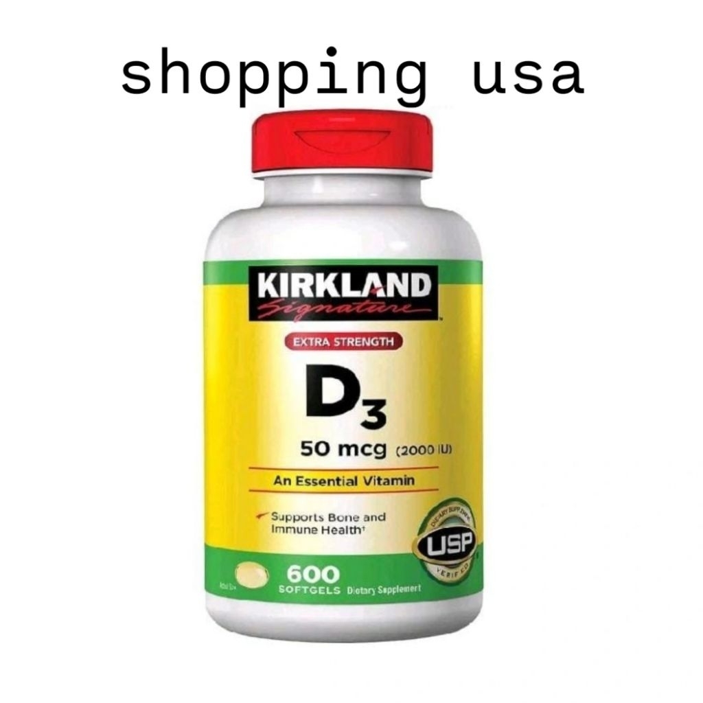 kirkland signature vitamin d3 50mcg 2000iu 600 sofgels