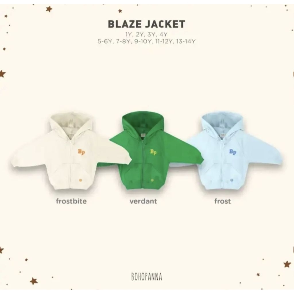 BOHOPANNA | BOHOAPANNA BLAZE JACKET | BOHO MURAH  | JAKET ANAK MURAH | JAKET ANAK UNISEX