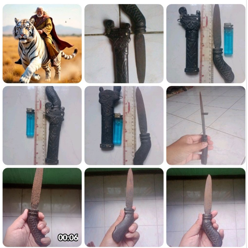 Pusaka Hirang Logamnya Besi Meteor