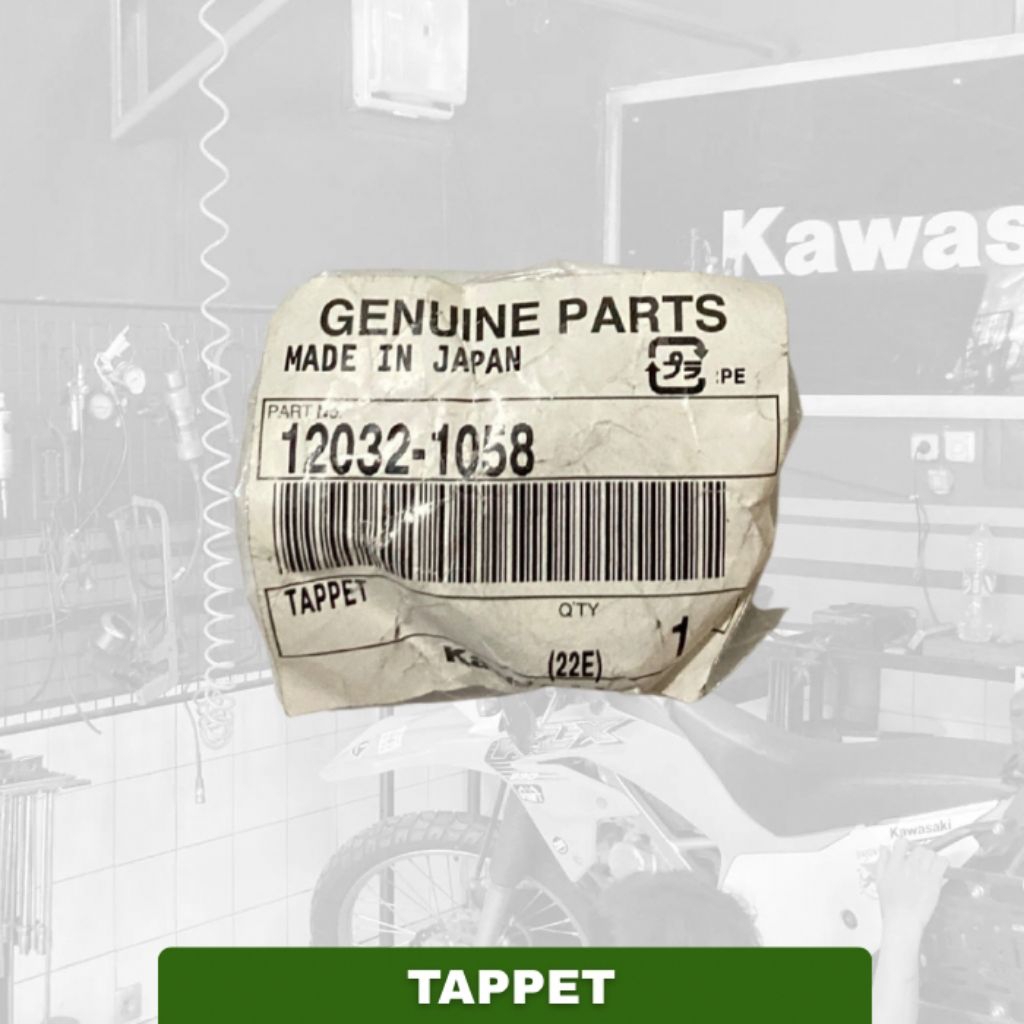 Tappet KLX 230, KLX 250 - Sparepart Original Kawasaki (12032-1058)