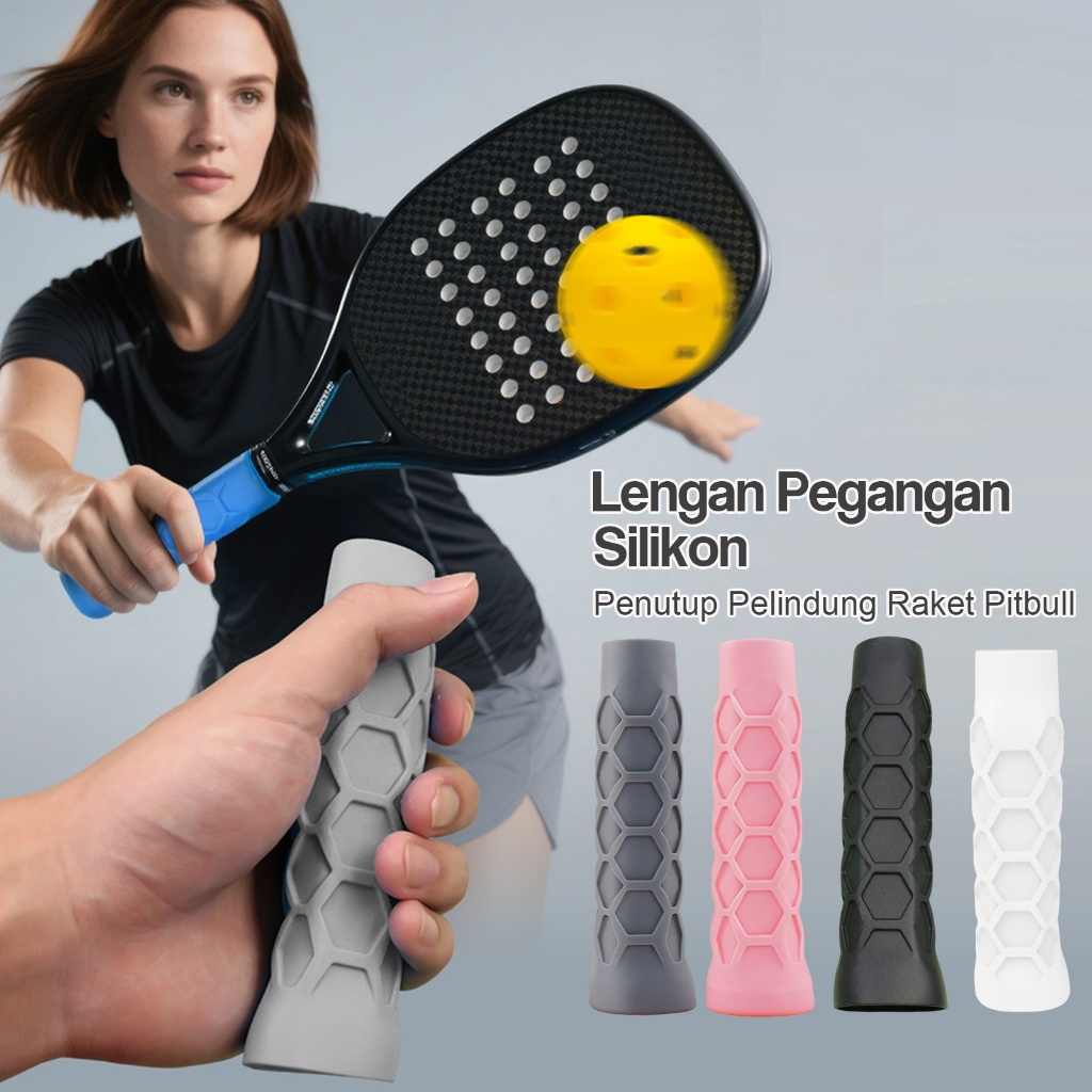 Pelindung Pegangan Raket Badminton Grip Karet Pelindung Pegangan Raket Tenis Nyaman Digenggam