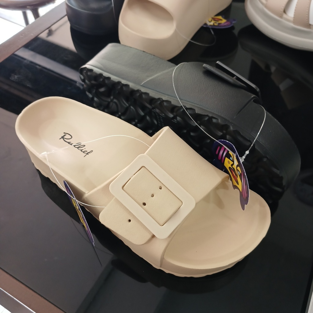 Rullief Jiso Sandal Wanita Wedges Ringan Phylon