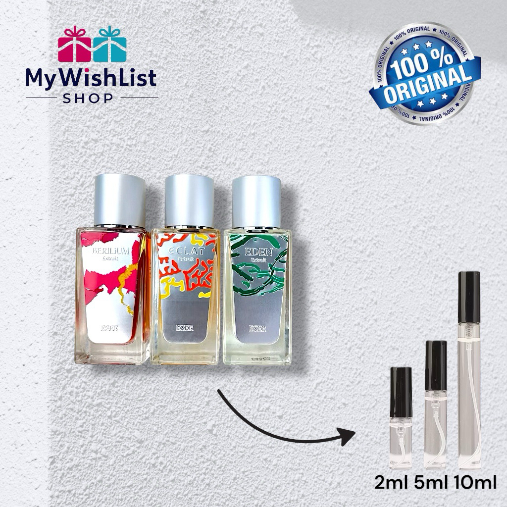 DECANT PARFUM ESER ECLAT - BERILIUM - EDEN EXTRAIT DE PARFUM ORIGINAL