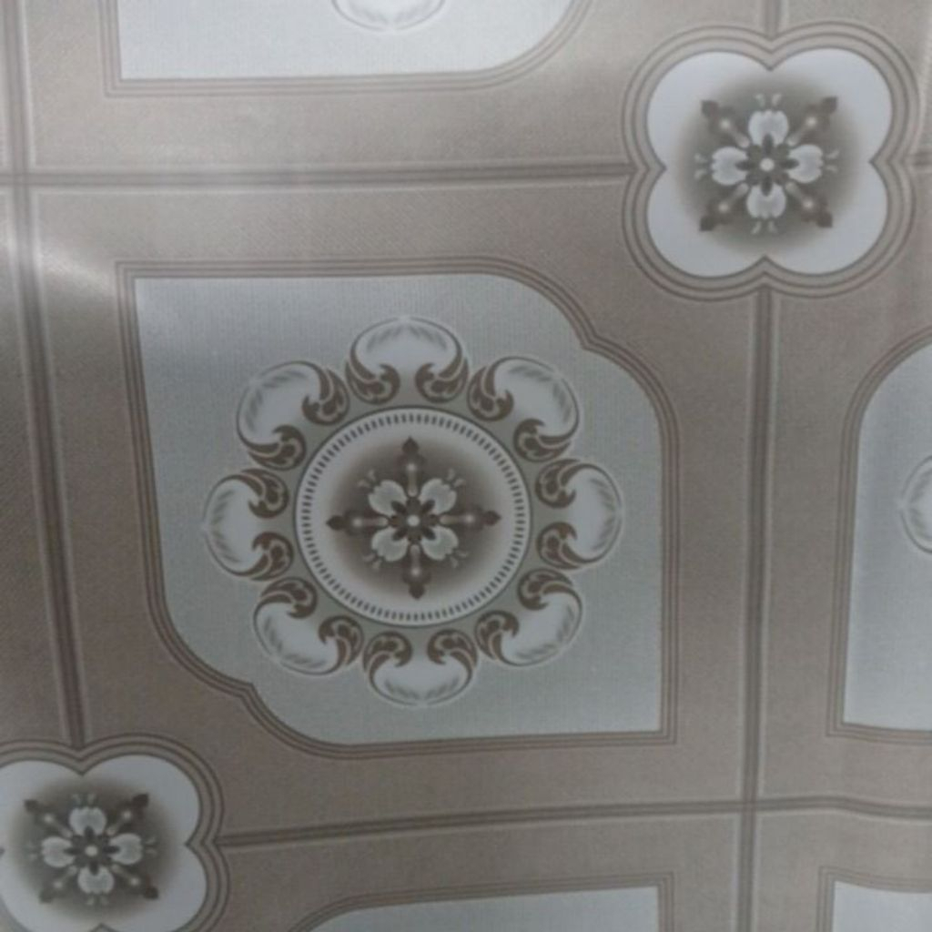 Karpet Lantai/Meja Plastik/Vinyl Lebar 120cm x 15mtr - LV19 ABU ROLL