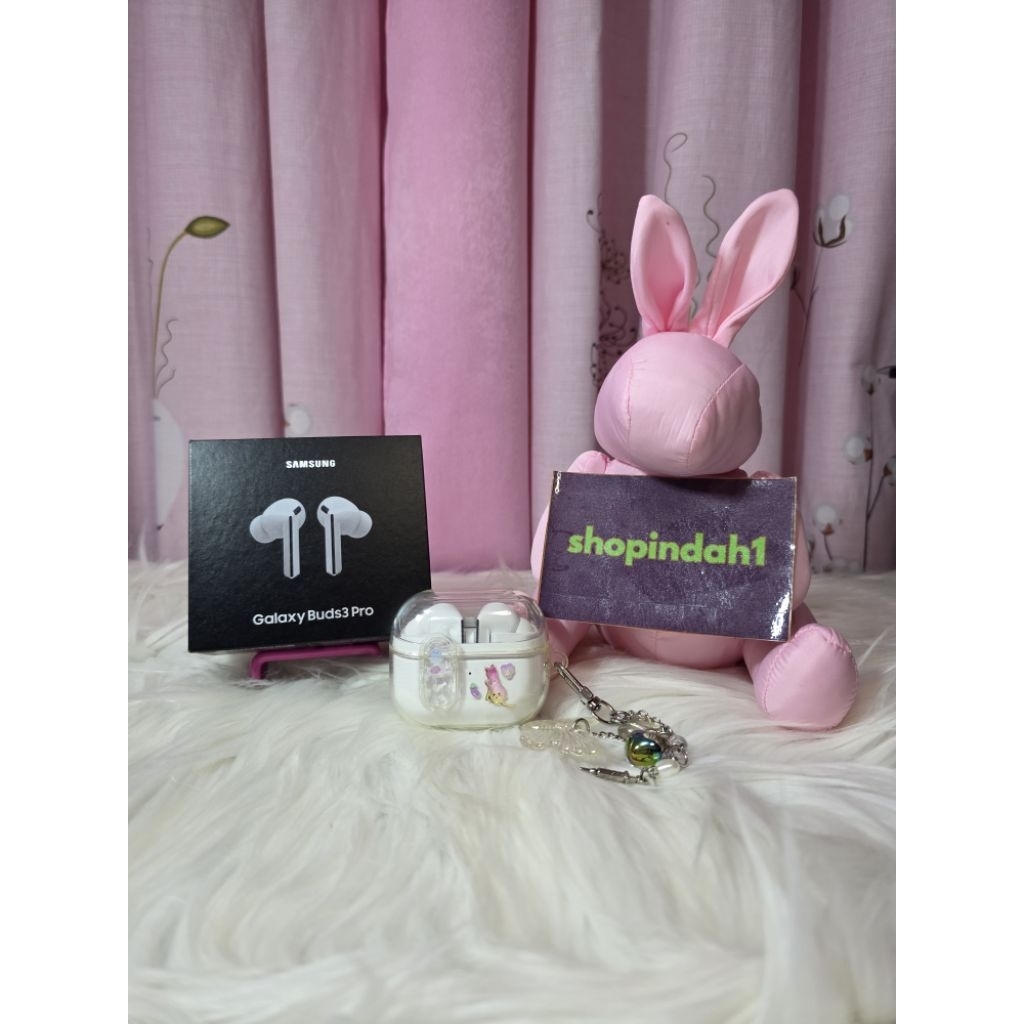 Samsung earbuds 3 pro (tws) white bluetooth cancel noise preloved