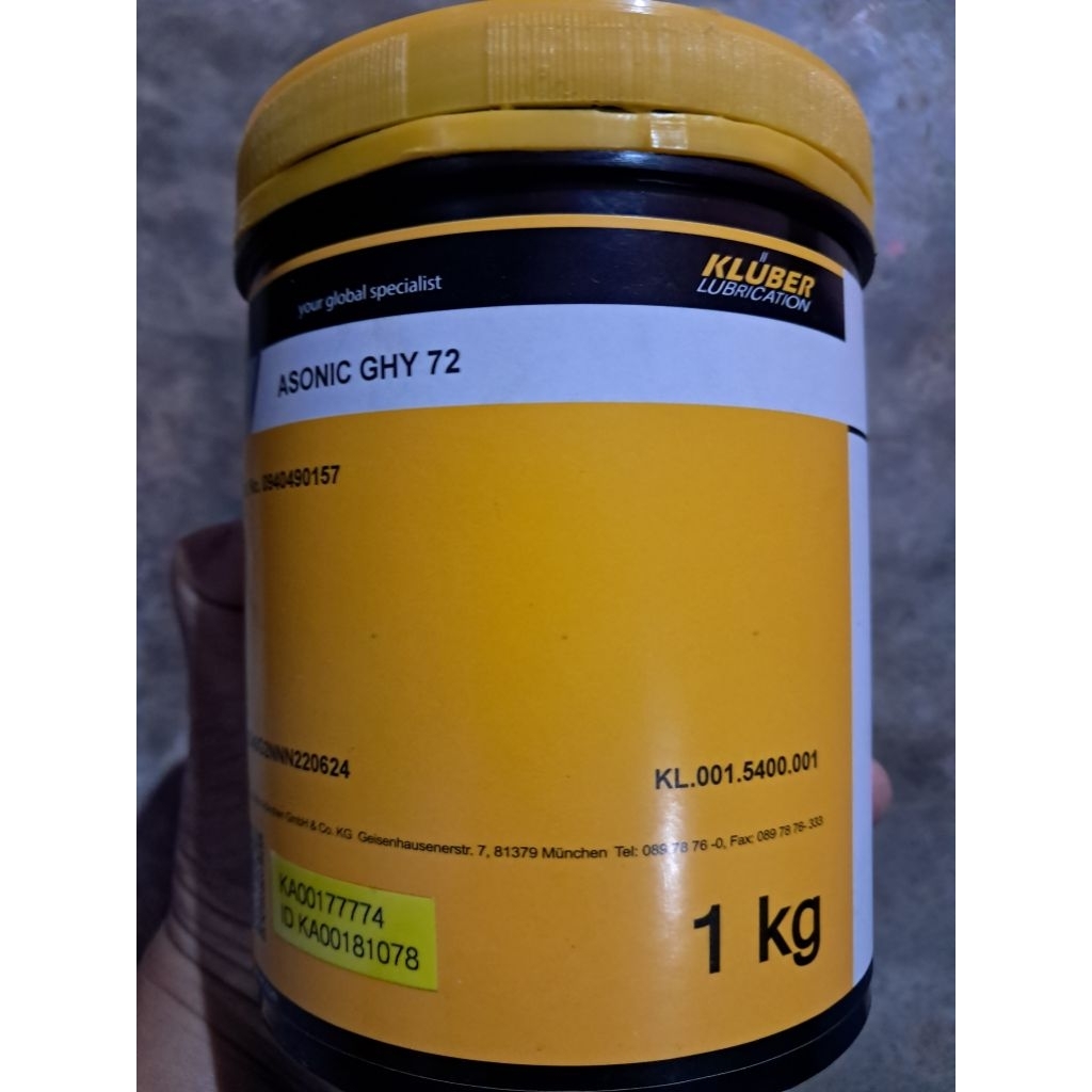 Grease Kluber Asonic GHY 72